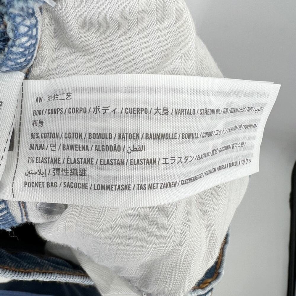 NWT Abercrombie & Fitch The 90s Relaxed High Rise Jeans Light Wash 8‎ Long Tall - Picture 10 of 11